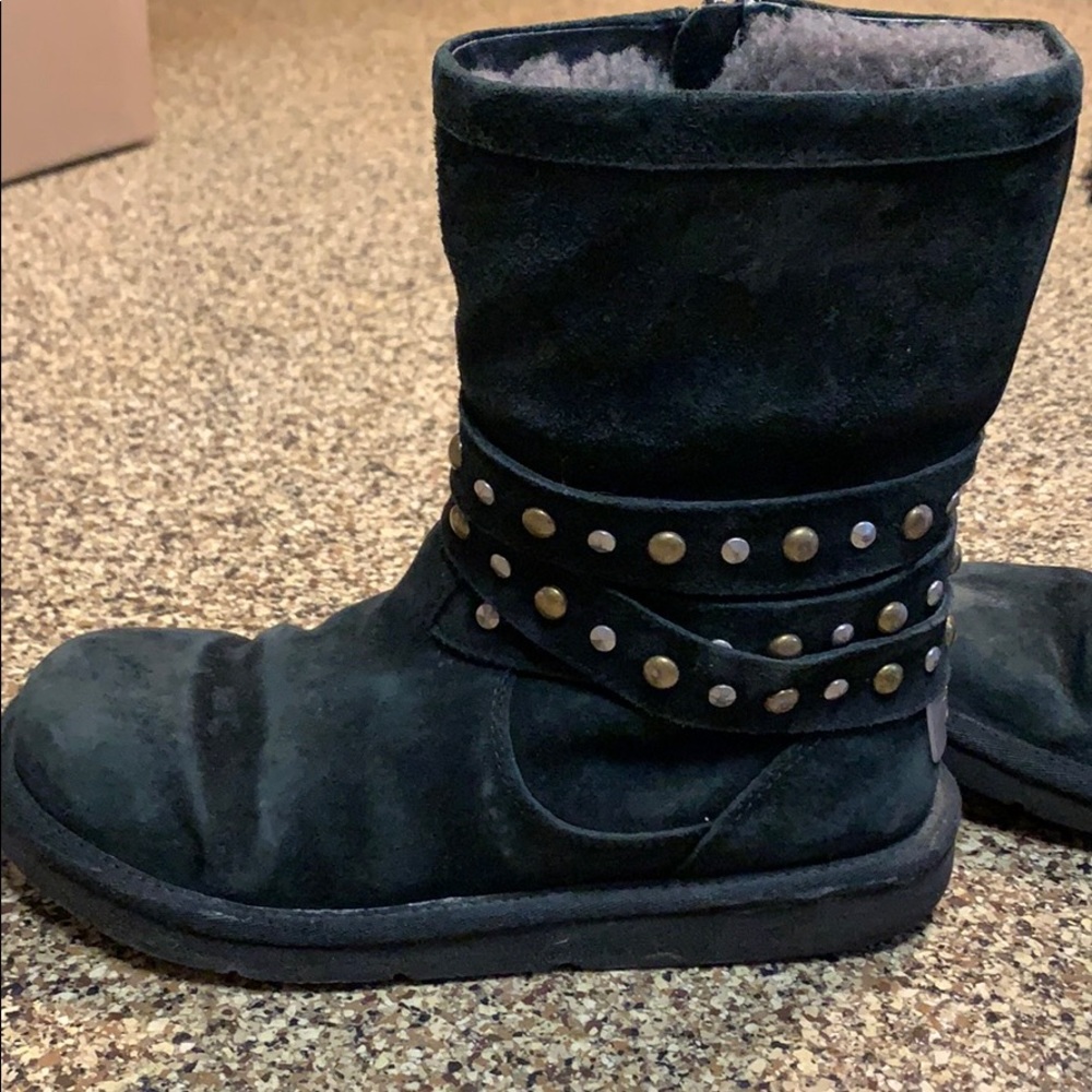Black uggs with studs